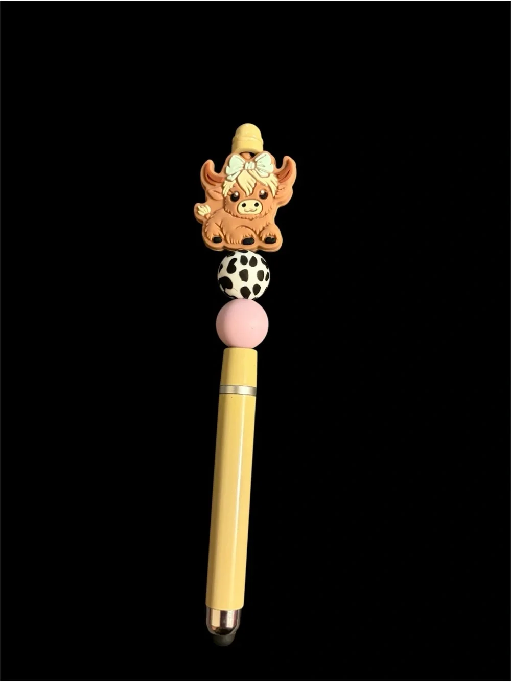 Highland Cow Beaded Pens (Qty 1) - Picture 6 of 8